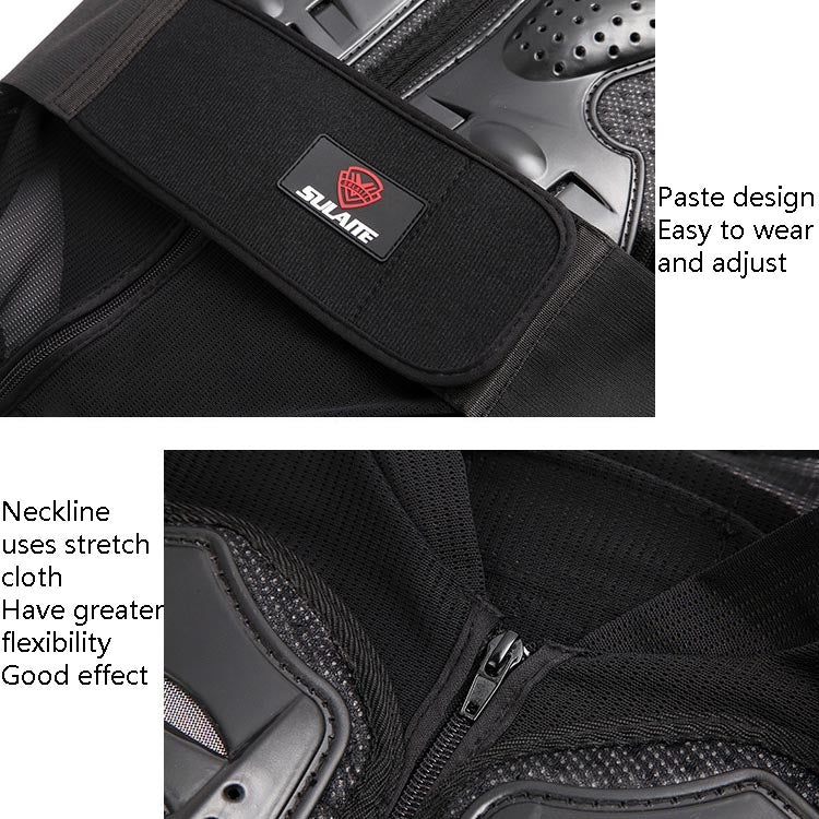 SULAITE GT-032 Motorcycle Racing Sleeveless Riding Protective Clothing, Specification: XL(Black) - free shipping - PMC TechLife - Order now!