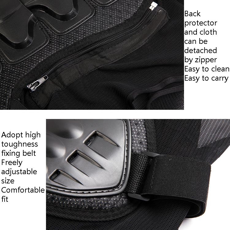 SULAITE GT-032 Motorcycle Racing Sleeveless Riding Protective Clothing, Specification: XL(Black) - free shipping - PMC TechLife - Order now!