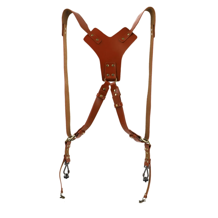 Leather Camera Strap Outdoor Photography Equipment Accessories Universal Single-Shot Camera Double Shoulder Strap - Camera Strap by PMC TechLife | Online Shopping South Africa | PMC TechLife | Buy Now Pay Later Mobicred