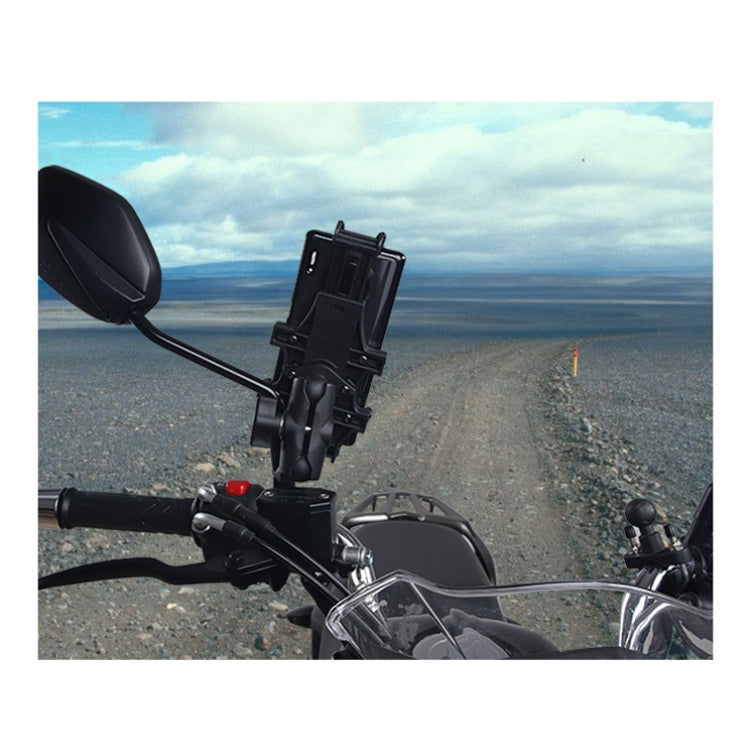 Motorcycle Multi-Function Mobile Phone Holder Adjustable Universal Locomotive Riding Anti-Shake Fixed Equipment(Elf Deer U Type) - Holder by PMC Jewellery | Online Shopping South Africa | PMC Jewellery | Buy Now Pay Later Mobicred