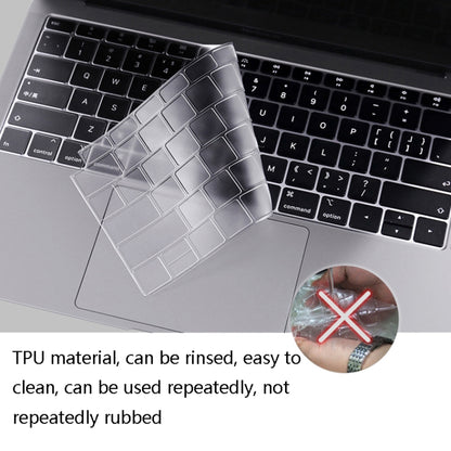 JRC 0.13mm Transparent TPU Laptop Keyboard Protective Film For MacBook Pro 13.3 inch A1706 & A1989 & A2159 (with Touch Bar) - Keyboard Protector by JRC | Online Shopping South Africa | PMC Jewellery | Buy Now Pay Later Mobicred