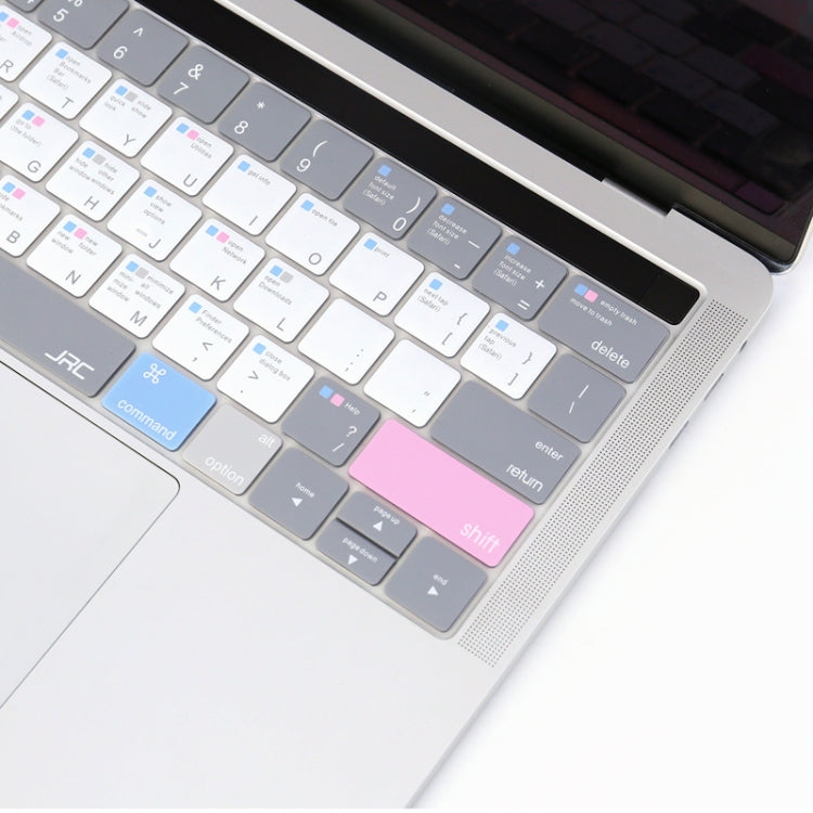 JRC English Version Colored Silicone Laptop Keyboard Protective Film For MacBook Air 13.3 inch A1369 & A1466(Soothing Color) - Keyboard Protector by JRC | Online Shopping South Africa | PMC Jewellery | Buy Now Pay Later Mobicred