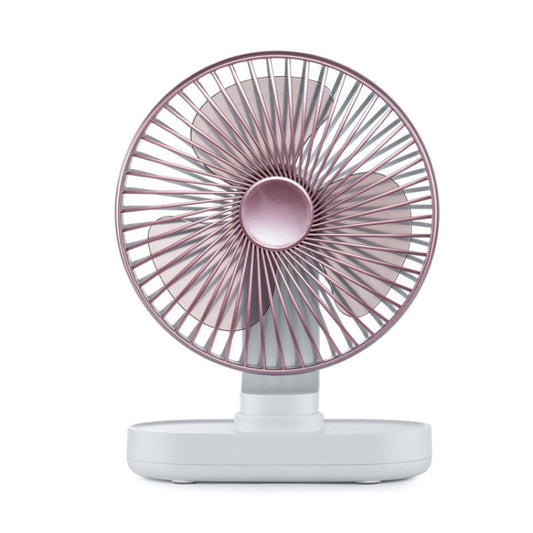 D77 Desktop Automatic Shaking hHead Fan Mute Portable Home Office Dormitory USB Fan(Rose Pink) - Electric Fans by PMC Jewellery | Online Shopping South Africa | PMC Jewellery | Buy Now Pay Later Mobicred