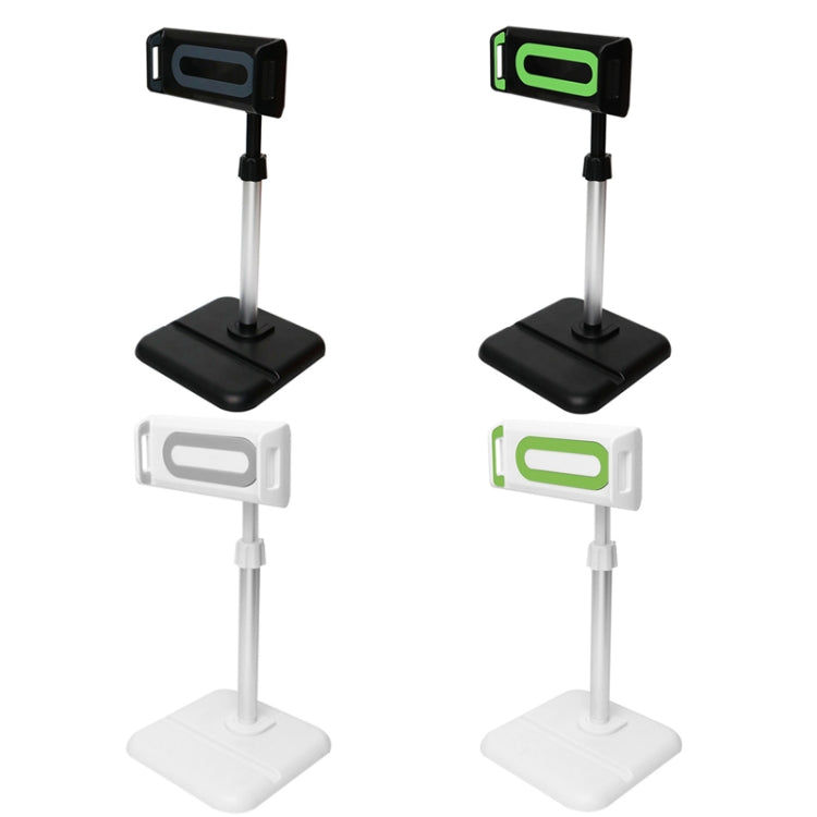 Telescopic Adjustment Live Frame Desktop Tablet Mobile Phone Bracket, Specification: K05 Flat Plate  (White Green) - Stand by PMC TechLife | Online Shopping South Africa | PMC TechLife | Buy Now Pay Later Mobicred
