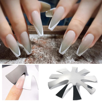 Nail Art Tool Crystal Nail Making Plastic Steel Plate Model, Specification: Gold - Nail Art Equipment by PMC Jewellery | Online Shopping South Africa | PMC Jewellery | Buy Now Pay Later Mobicred