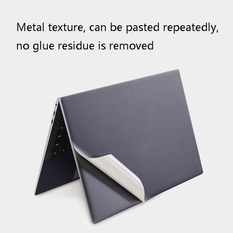 JRC 4 in 1 Computer Upper Cover + Lower Cover + Full Support Sticker + Touch Sticker Film Notebook Shell Protective Film For Huawei Matebook X Pro 2019 / 2020 (Silver) - free shipping - PMC Jewellery - Order now!