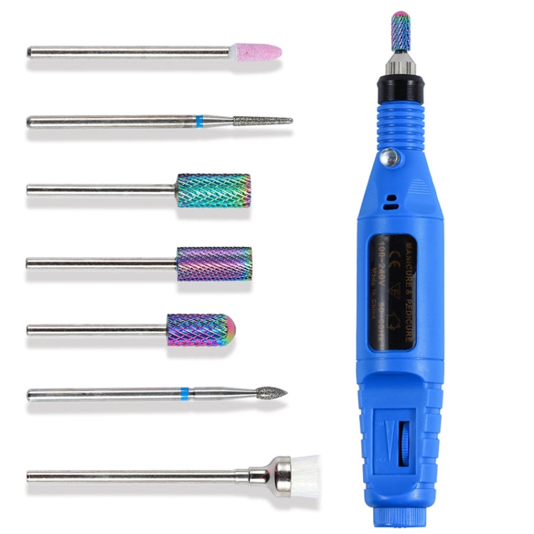 Ceramic Tungsten Steel Alloy Nail Strip Tool Set Grinding Machine Grinding Brush Polishing Tool, Color Classification: DH01 - Grinding Tools & Accessories by PMC Jewellery | Online Shopping South Africa | PMC Jewellery | Buy Now Pay Later Mobicred