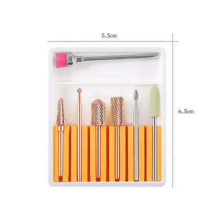 Nail Art Ceramic Tungsten Steel Alloy Grinding Heads Set Grinder Polishing Tool, Color Classification: GH-07 - Grinding Tools & Accessories by PMC Jewellery | Online Shopping South Africa | PMC Jewellery | Buy Now Pay Later Mobicred