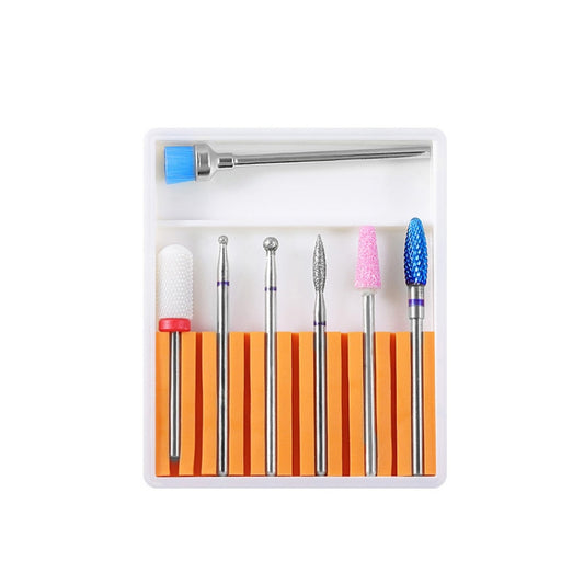 Nail Art Ceramic Tungsten Steel Alloy Grinding Heads Set Grinder Polishing Tool, Color Classification: GH-08 - Grinding Tools & Accessories by PMC Jewellery | Online Shopping South Africa | PMC Jewellery | Buy Now Pay Later Mobicred