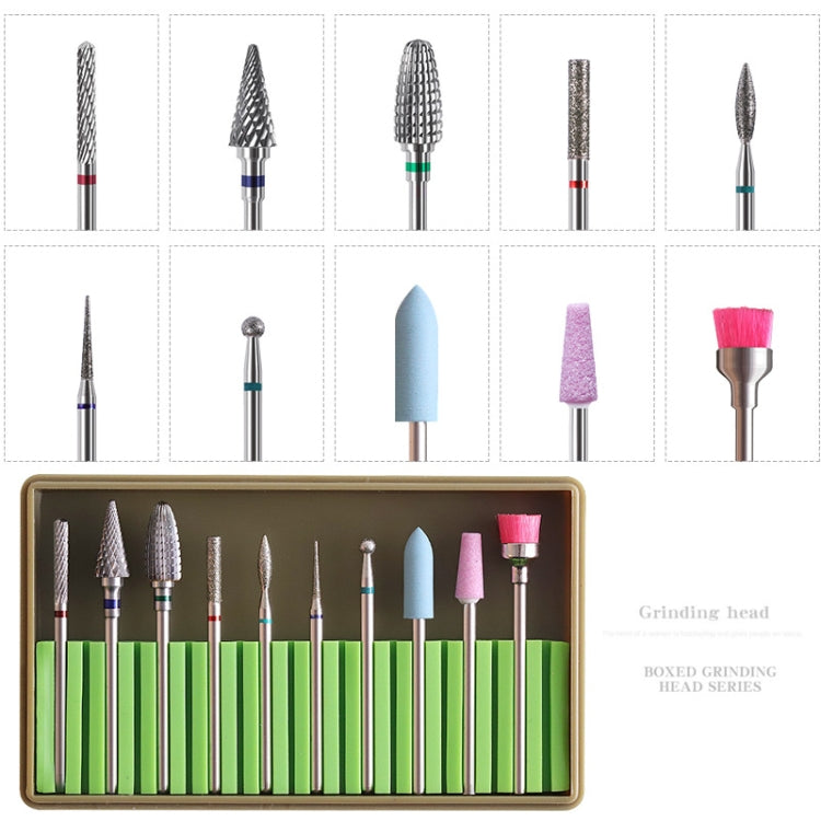 Nail Alloy Tungsten Steel Ceramic Grinding Machine Accessories Nail Grinding Heads Set Polishing Tool, Color Classification: BH-01 - Grinding Tools & Accessories by PMC Jewellery | Online Shopping South Africa | PMC Jewellery | Buy Now Pay Later Mobicred