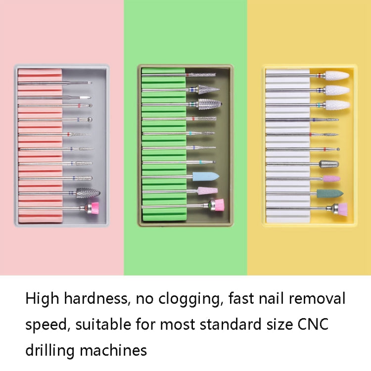 Nail Alloy Tungsten Steel Ceramic Grinding Machine Accessories Nail Grinding Heads Set Polishing Tool, Color Classification: BH-07 - Grinding Tools & Accessories by PMC Jewellery | Online Shopping South Africa | PMC Jewellery | Buy Now Pay Later Mobicred