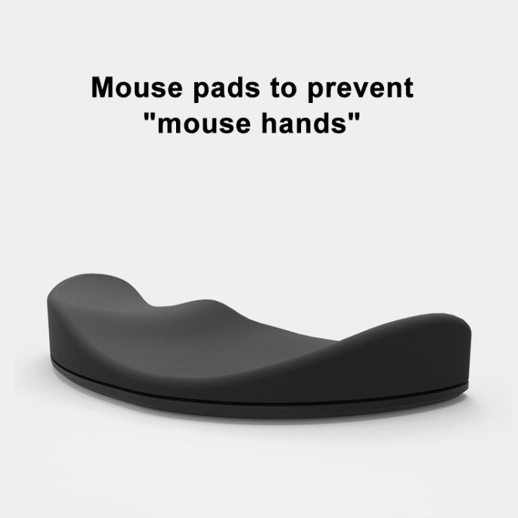 Silicone Wrist Support Mouse Pad Mobile Palm Rest Office Hand Rest Right Hand Version - Mouse Pads by PMC Jewellery | Online Shopping South Africa | PMC Jewellery