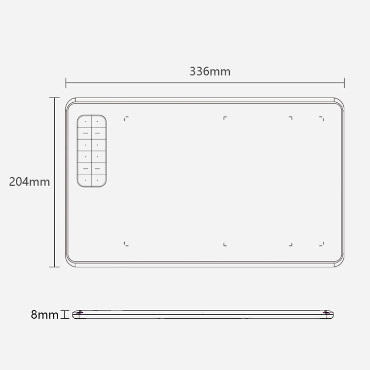 10Moons  G12 Digital Board Can Be Connected To Mobile Phone Hand Drawn Board Computer Painting Board Network Class Input Panel -  by 10Moons | Online Shopping South Africa | PMC Jewellery | Buy Now Pay Later Mobicred