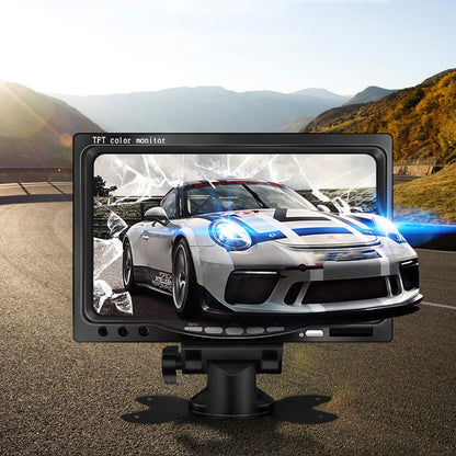 YB-700A 7 Inch Car Display Truck Car Reversing Image HD Monitoring Bus Reversing Display, Specification: Aviation Interface(1024 x 600) - Rearview Monitors by PMC Jewellery | Online Shopping South Africa | PMC Jewellery | Buy Now Pay Later Mobicred