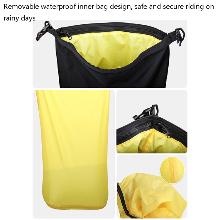 Rhinowalk Multi-Function Motorcycle Rear Seat Bag Combination Rear Shelf Pannier, Colour: Yellow 30L - Bags & Luggages by Rhinowalk | Online Shopping South Africa | PMC Jewellery | Buy Now Pay Later Mobicred