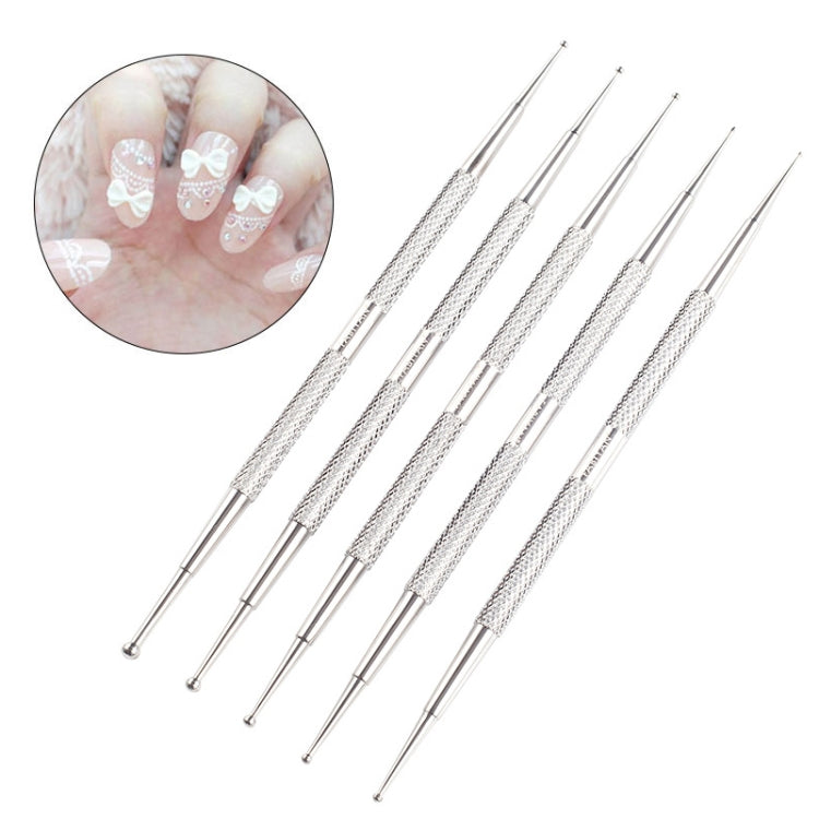 SKU000603 Stainless Steel Alloy Nail Point Drill Pen - Nail Art Equipment by PMC Jewellery | Online Shopping South Africa | PMC Jewellery | Buy Now Pay Later Mobicred