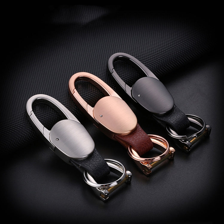 JOBON ZB-167A Horseshoe Car Keychain Men Metal Waist Hanging Keychain(Silver) - Key Rings by JOBON | Online Shopping South Africa | PMC TechLife | Buy Now Pay Later Mobicred