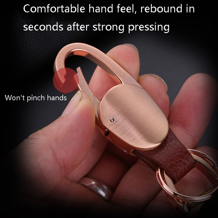 JOBON ZB-167A Horseshoe Car Keychain Men Metal Waist Hanging Keychain(Silver) - Key Rings by JOBON | Online Shopping South Africa | PMC TechLife | Buy Now Pay Later Mobicred