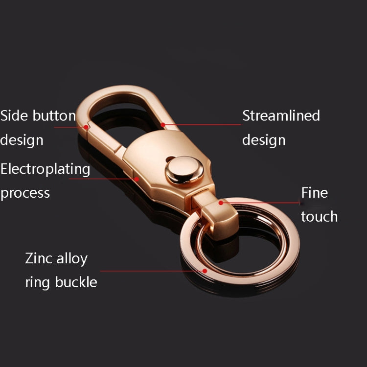 JOBON ZB-098 Car Keychain Men Waist Holding Key Pendant Ring(Golden) - Key Rings by JOBON | Online Shopping South Africa | PMC TechLife | Buy Now Pay Later Mobicred