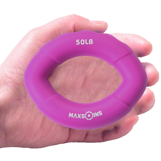 MAXSOINS MXO-009898 Silicone Finger Exercise Grip Device Olive Shape Rehabilitation Finger Pinch Device, Specification: 50LB(Purple) - Fitness Equipments by PMC Jewellery | Online Shopping South Africa | PMC Jewellery | Buy Now Pay Later Mobicred