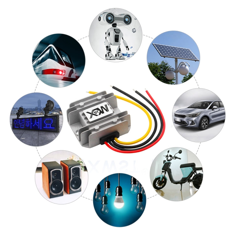 XWST DC 12/24V To 5V Converter Step-Down Vehicle Power Module, Specification: 12/24V To 5V 30A Large Aluminum Shell -  by PMC TechLife | Online Shopping South Africa | PMC TechLife | Buy Now Pay Later Mobicred