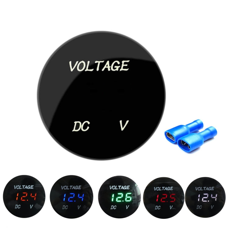 DC12-24V Automotive Battery DC Digital Display Voltage Meter Modified Measuring Instrument(Blue Light) - Clocks & Car Meters by PMC Jewellery | Online Shopping South Africa | PMC Jewellery | Buy Now Pay Later Mobicred