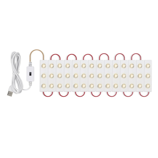 14 in 1 LED Mirror Front Lamp USB Infrared Sensor Makeup Mirror Fill Light - Sensor LED Lights by PMC Jewellery | Online Shopping South Africa | PMC Jewellery | Buy Now Pay Later Mobicred