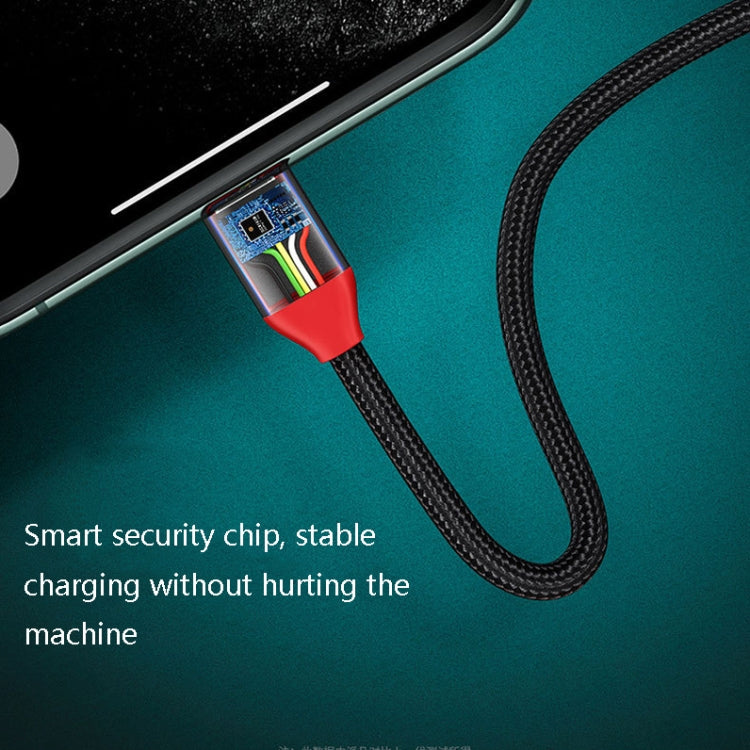 Oatsbasf 03083 Portable Multi-Function Micro USB + USB-C / Type-C + 8 Pin 3 in 1 Charging Cable(Gray) - free shipping - PMC Jewellery - Order now!