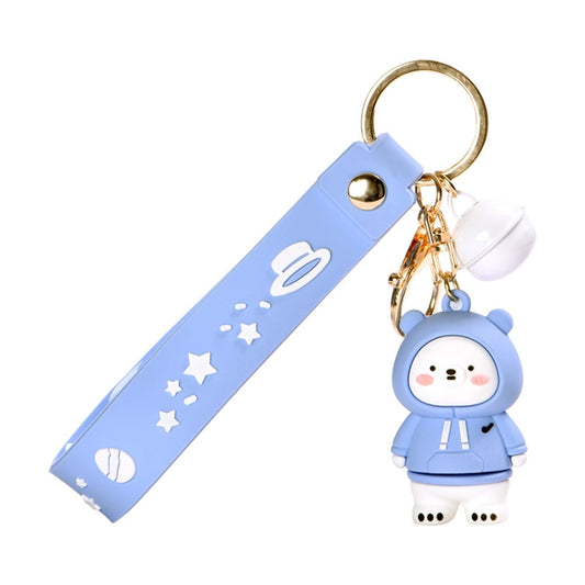 5 PCS Epoxy Sweater Bear Keychain Pendant Cartoon Animal Car Key Accessories(Blue) - Key Rings by PMC Jewellery | Online Shopping South Africa | PMC Jewellery | Buy Now Pay Later Mobicred