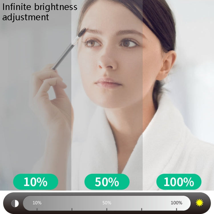 14 LEDs Mirror Front Light Dimmable Makeup Mirror USB Touch Control Light(White Light) - Night Lights by PMc TechLife | Online Shopping South Africa | PMc TechLife | Buy Now Pay Later Mobicred