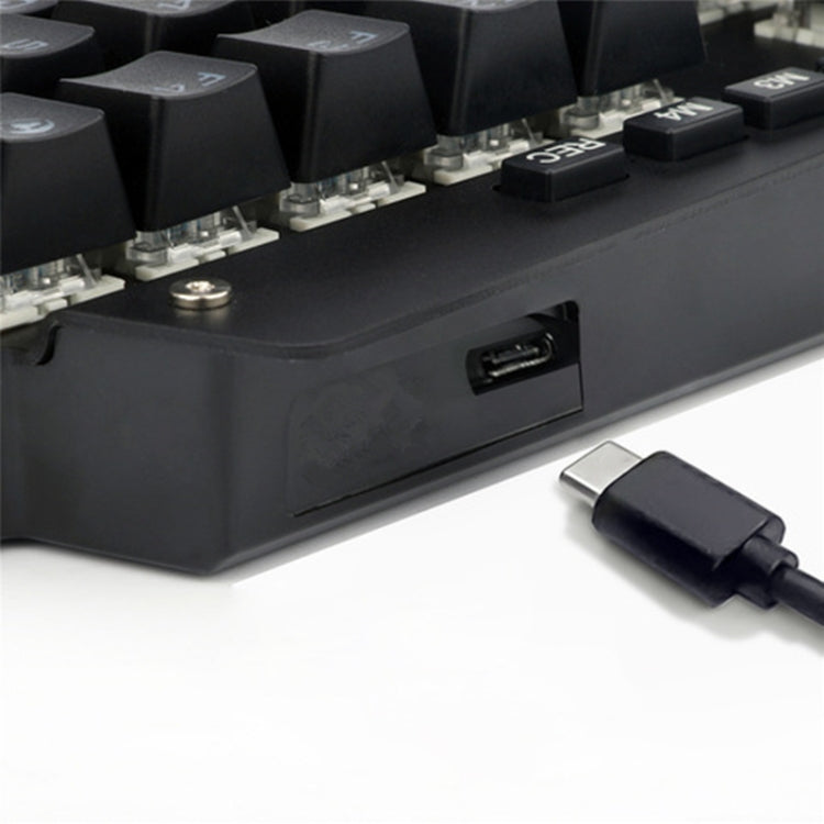 K700 44 Keys RGB Luminous Switchable Axis Gaming One-Handed Keyboard, Cable Length: 1m(Blue Shaft) - Wired Keyboard by PMC Jewellery | Online Shopping South Africa | PMC Jewellery | Buy Now Pay Later Mobicred