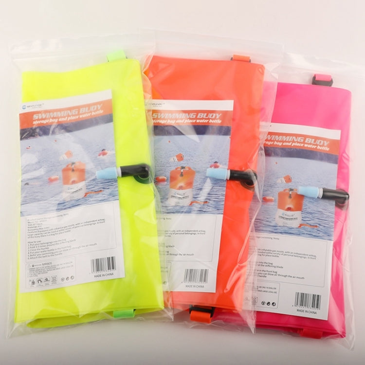 MARJAQE MR805 20L Waterproof Bag Swimming Float Swimming Bag(Fluorescent Yellow) - Waterproof Bags by MARJAQE | Online Shopping South Africa | PMC Jewellery