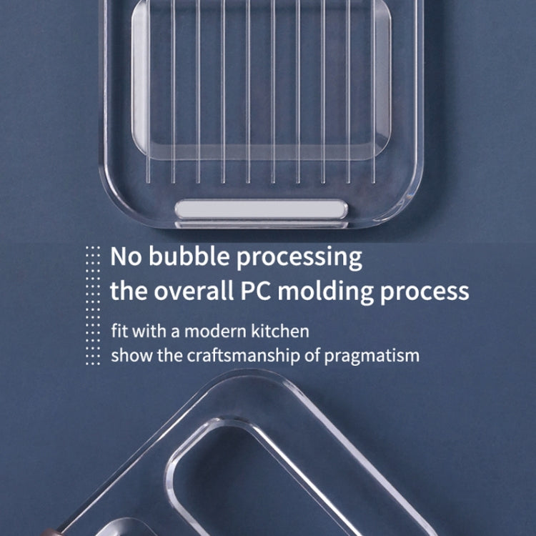 Multi-Function Slicker Kitchen Gadget Potato Slice Grater, Colour: Six Knives Gray - Cutter & Peeler by PMC TechLife | Online Shopping South Africa | PMC TechLife | Buy Now Pay Later Mobicred