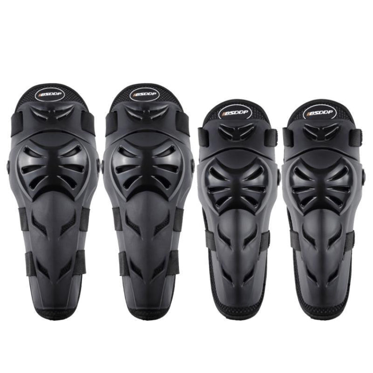 4 PCS / Set BSDDP BSD1003 Motorcycle Knee And Elbow Pads Anti-Fall Riding Protective Gear(Black) - Protective Gear by PMC Jewellery | Online Shopping South Africa | PMC Jewellery | Buy Now Pay Later Mobicred