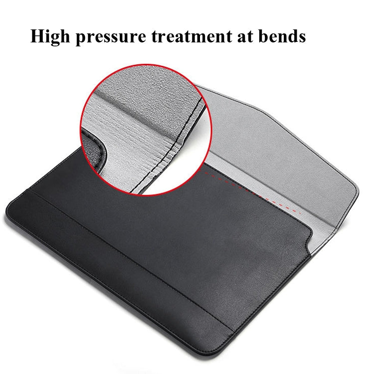 Horizontal  Embossed Notebook Liner Bag Ultra-Thin Magnetic Holster, Applicable Model: 13 inch(Dark Blue) - 13.3 inch by PMC Jewellery | Online Shopping South Africa | PMC Jewellery | Buy Now Pay Later Mobicred