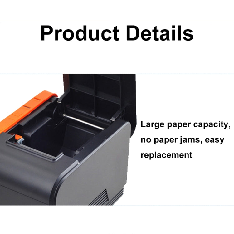 Xprinter XP-T58L 58mm Supermarket Cashier Receipt Thermal Printer, Spec: USB Port(US Plug) - Printer by Xprinter | Online Shopping South Africa | PMC Jewellery | Buy Now Pay Later Mobicred