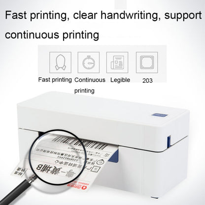 QIRUI 104mm Express Order Printer Thermal Self-adhesive Label Printer, Style:QR-488BT(US Plug) - Printer by PMC Jewellery | Online Shopping South Africa | PMC Jewellery | Buy Now Pay Later Mobicred