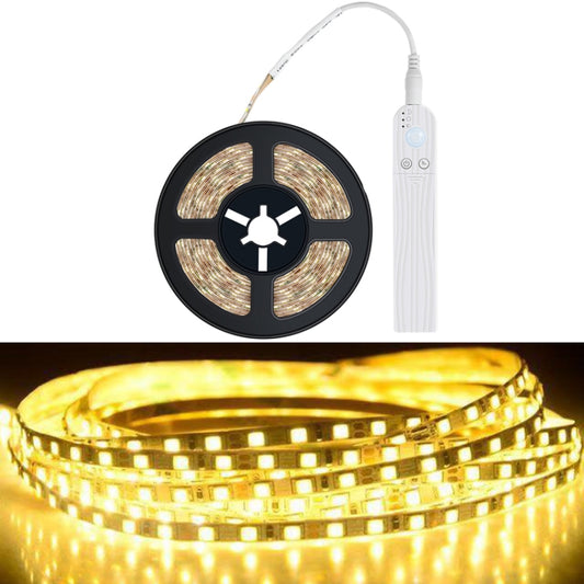 3m LED Battery Box Light Strip Intelligent Induction Dimming Soft Light Strip Drip Waterproof Cabinet Light Tape(2700K (Warm White)) - Sensor LED Lights by PMC Jewellery | Online Shopping South Africa | PMC Jewellery | Buy Now Pay Later Mobicred