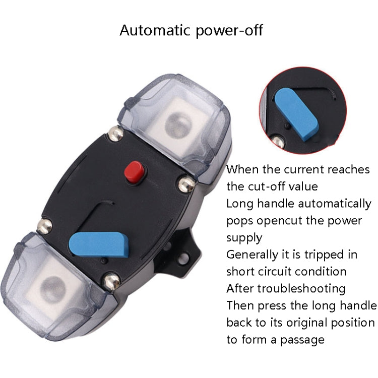 CB8 Car Route Yacht Ship Audio Refit Automatic Circuit Breaker Power Circuit Protection Insurance Switch, Specification: 50A - Fuse by PMC Jewellery | Online Shopping South Africa | PMC Jewellery | Buy Now Pay Later Mobicred