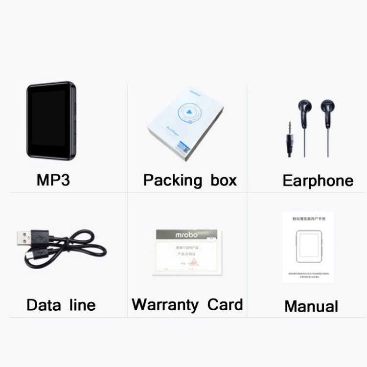M21 Touch Version 1.77 Inch Novel Reading MP3 E-book, Specification:With Bluetooth(16GB) - MP3 Player by PMC TechLife | Online Shopping South Africa | PMC TechLife | Buy Now Pay Later Mobicred