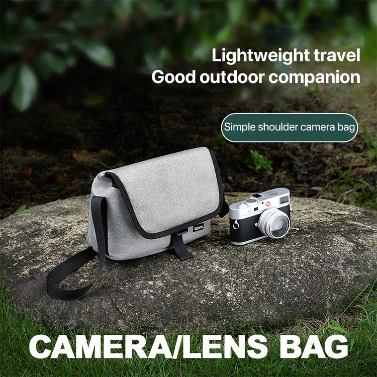 Baona BN-H013 Camera Shoulder Bag SLR Lens Storage Handbag(Light-Thin Black) - free shipping - PMC TechLife - Order now!