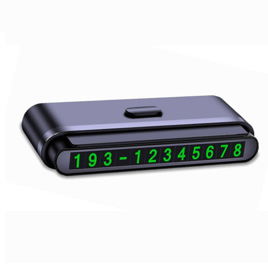 2 PCS One-Click Automatic Hiding Temporary Parking Signs For Cars(Black - Green Numbers) - Parking Card by PMC Jewellery | Online Shopping South Africa | PMC Jewellery | Buy Now Pay Later Mobicred