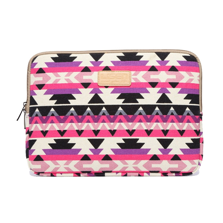 LiSEN LS-518 Lingge Pattern Laptop Computer Liner Bags, Size: 11.6 inch(Rose Red Pattern Geometry) - free shipping - PMC TechLife - Order now!