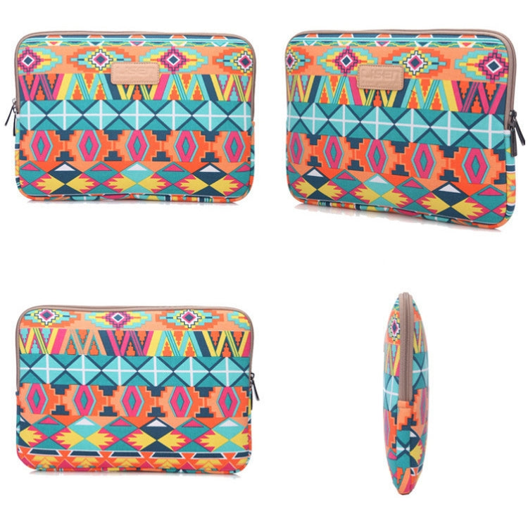 LiSEN LS-518 Lingge Pattern Laptop Computer Liner Bags, Size: 14 inch(Green Pattern Diamond Lattice) - free shipping - PMC Jewellery - Order now!