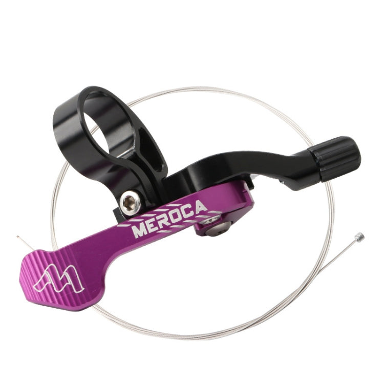 MEROCA Bicycle Telescoping Pipeline Controller Lifting Sitting Pipeline Control Switch(Black Purple) - Bicycle Seat Posts by PMc TechLife | Online Shopping South Africa | PMc TechLife | Buy Now Pay Later Mobicred