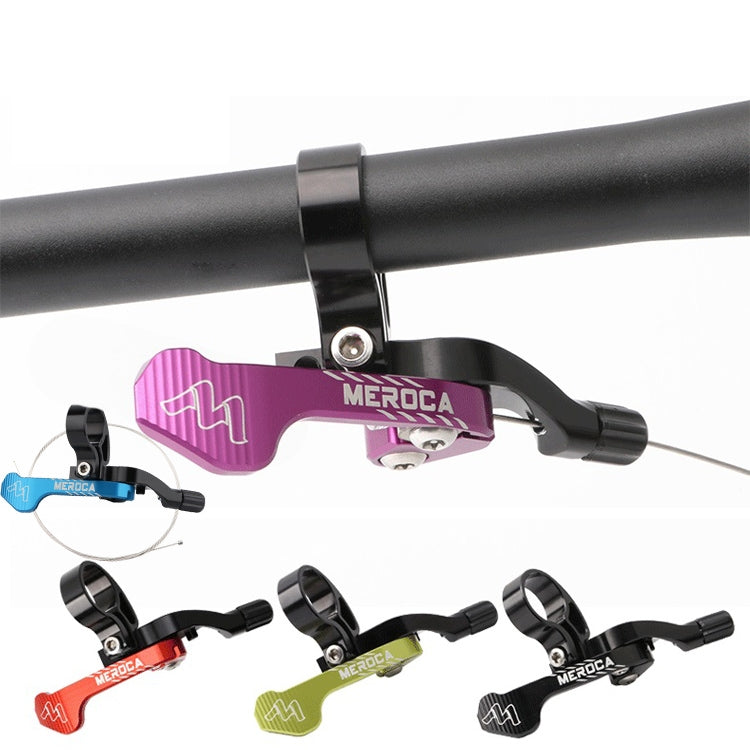 MEROCA Bicycle Telescoping Pipeline Controller Lifting Sitting Pipeline Control Switch(Black Purple) - Bicycle Seat Posts by PMc TechLife | Online Shopping South Africa | PMc TechLife | Buy Now Pay Later Mobicred