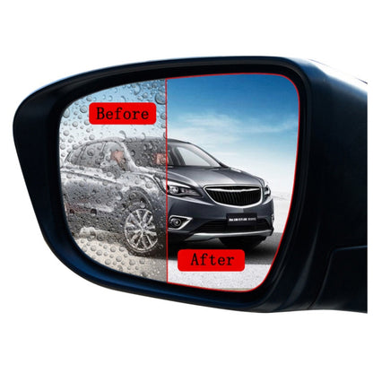 2pcs /Set Rainproof Anti-Fog And Anti-Reflective Film For Car Rearview Mirror Round 80mm(Transparent) - Auto Film by PMC Jewellery | Online Shopping South Africa | PMC Jewellery | Buy Now Pay Later Mobicred