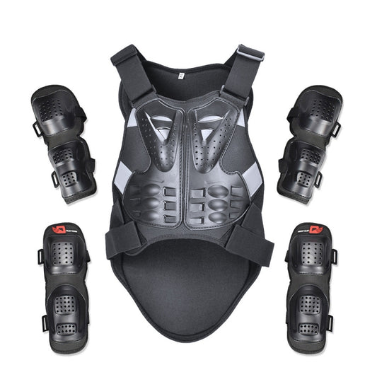 GHOST RACING GR-HJY08 Motorcycle Adult Protective Gear Anti-Fall Riding Clothes Hard Shell Protective Vest Suit, Size: L(Black) - Protective Gear by GHOST RACING | Online Shopping South Africa | PMC Jewellery | Buy Now Pay Later Mobicred
