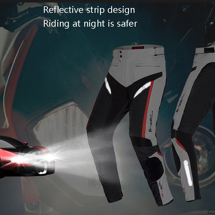 GHOST RACING GR-K06 Motorcycle Riding Trousers Racing Motorcycle Anti-Fall Windproof Keep Warm Pants, Size: M(Grey) - Protective Gear by GHOST RACING | Online Shopping South Africa | PMC Jewellery | Buy Now Pay Later Mobicred