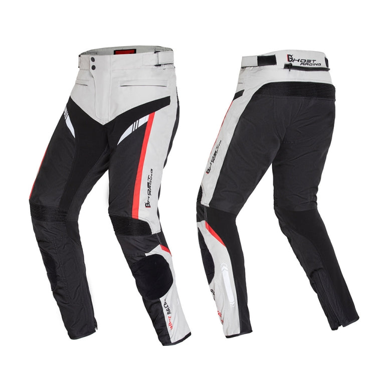 GHOST RACING GR-K06 Motorcycle Riding Trousers Racing Motorcycle Anti-Fall Windproof Keep Warm Pants, Size: L(Grey) - Protective Gear by GHOST RACING | Online Shopping South Africa | PMC Jewellery | Buy Now Pay Later Mobicred